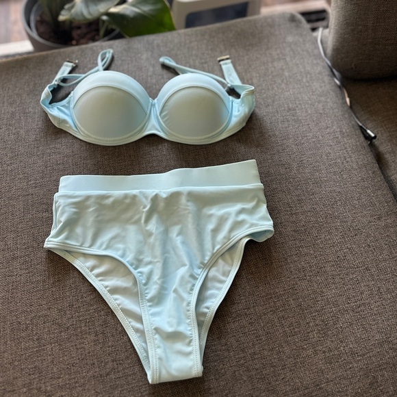 NEW Light Blue 2-PCs Bikini - Picture 1 of 8